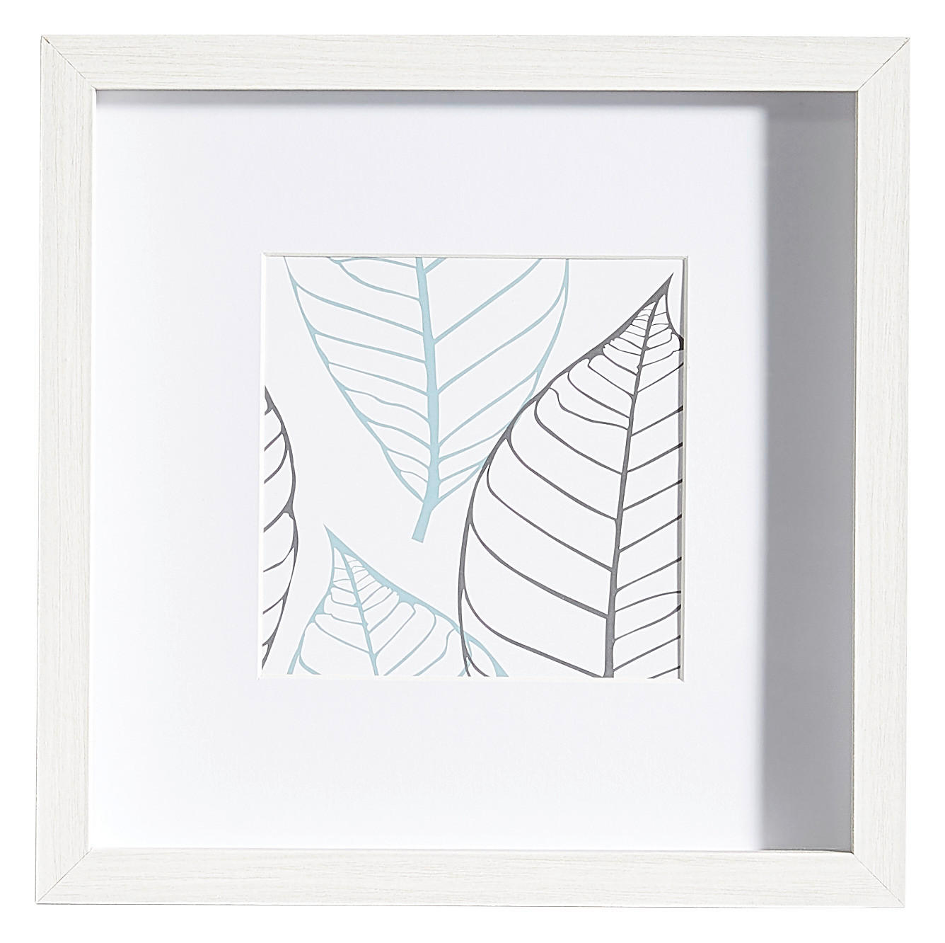 FOTORAHMEN 23/23/3 cm  - Weiß, Basics, Glas/Holz (23/23/3cm)