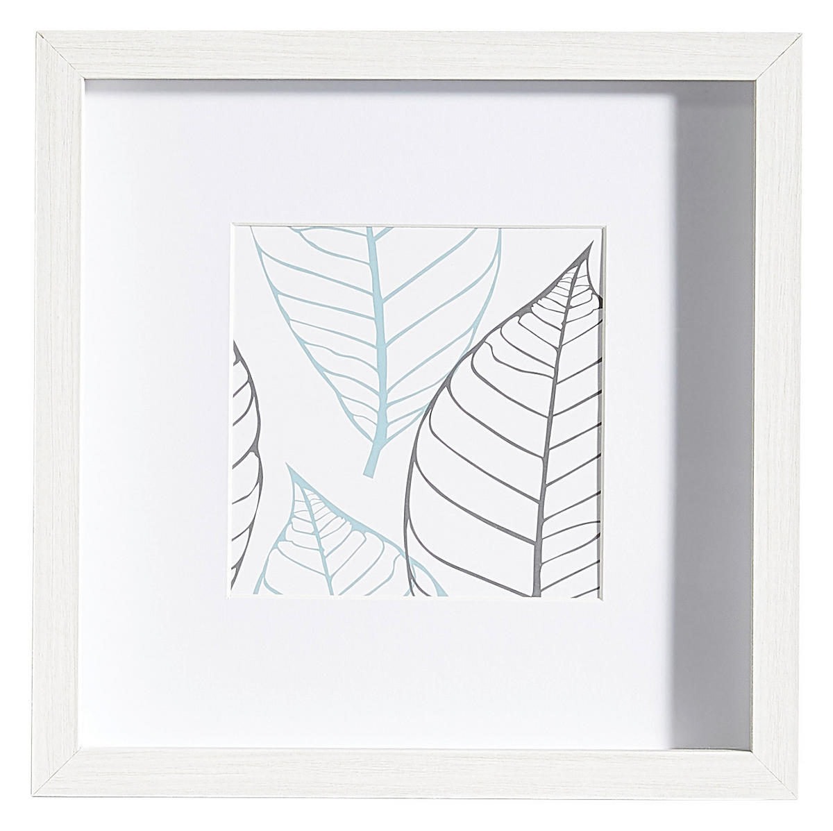 FOTORAHMEN - Weiß, Basics, Glas/Holz (23/23/3cm)