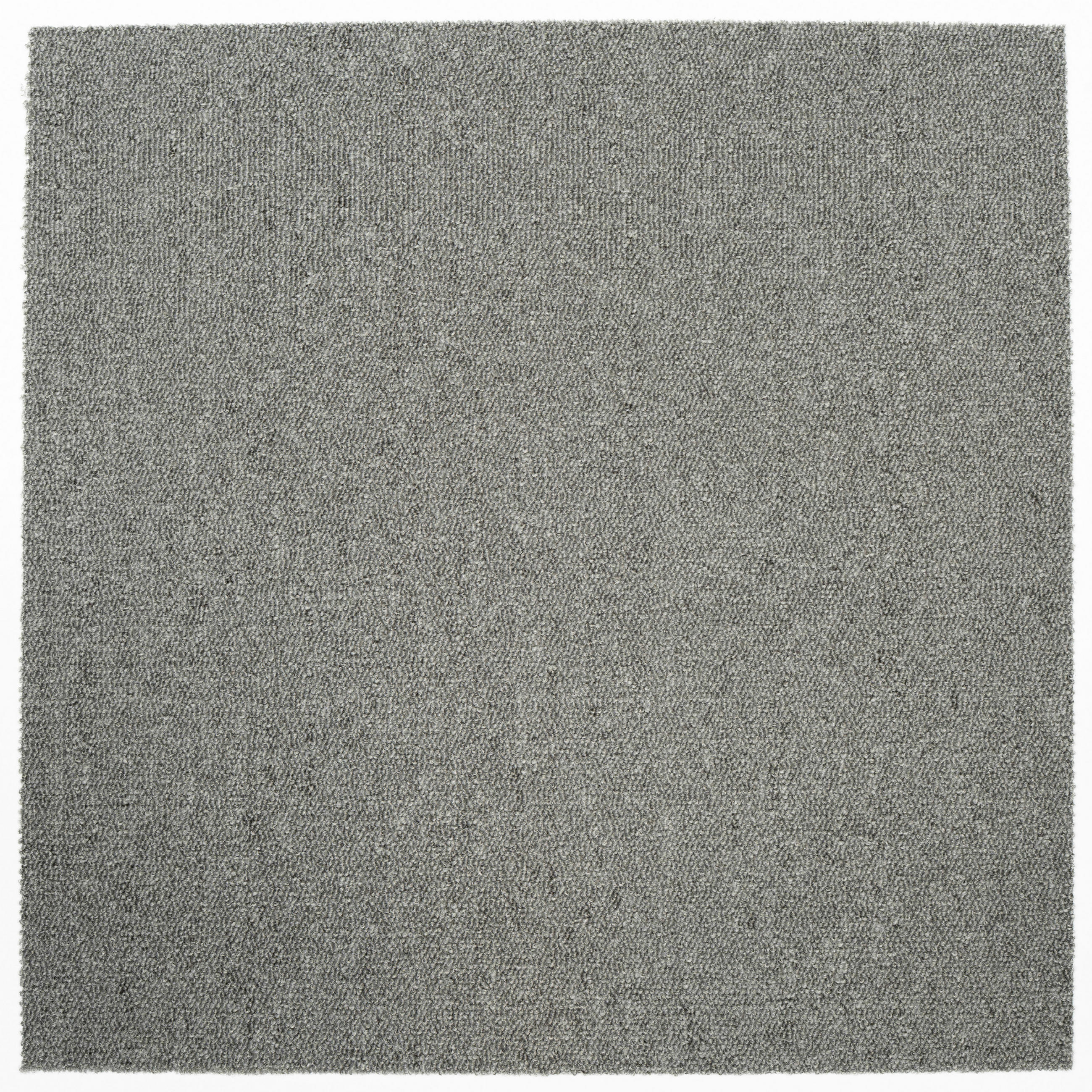 Teppichfliese Hellgrau Astra 50x50 cm Florhöhe 3 mm