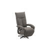 RELAXSESSEL Flachgewebe    - Schwarz/Graphitfarben, KONVENTIONELL, Textil/Metall (74/112/82cm) - Sit & More