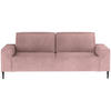 SCHLAFSOFA in Webstoff Mauve  - Mauve/Schwarz, Design, Textil/Metall (240/89/103cm) - Ti'me