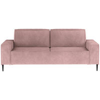 SCHLAFSOFA in Webstoff Mauve  - Mauve/Schwarz, Design, Textil/Metall (240/89/103cm) - Ti'me