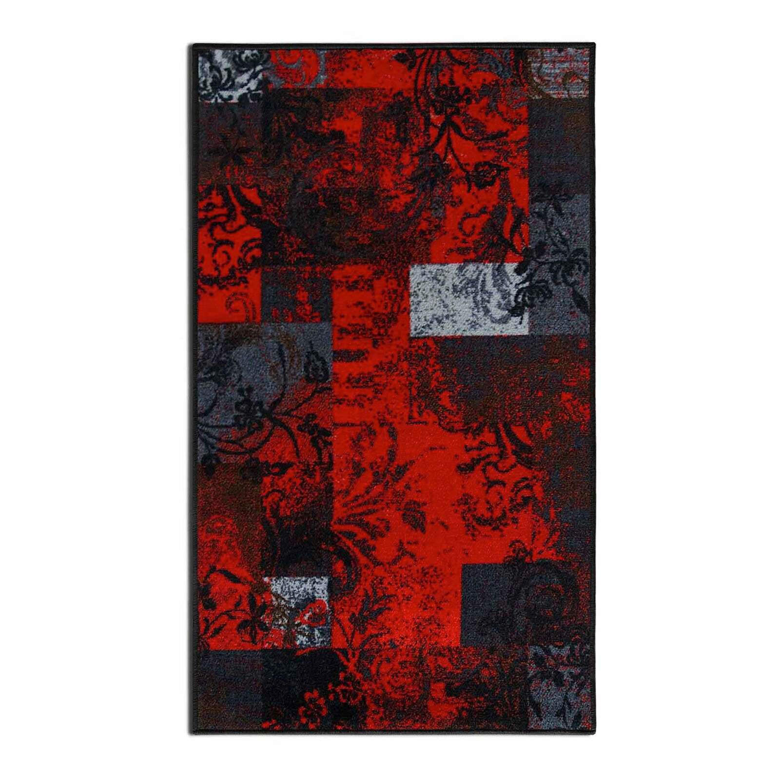LÄUFER 80/500 cm FD Rot  - Rot, KONVENTIONELL, Kunststoff/Textil (80/500cm)