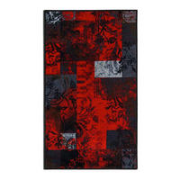 LÄUFER 80/500 cm FD Rot  - Rot, KONVENTIONELL, Kunststoff/Textil (80/500cm)