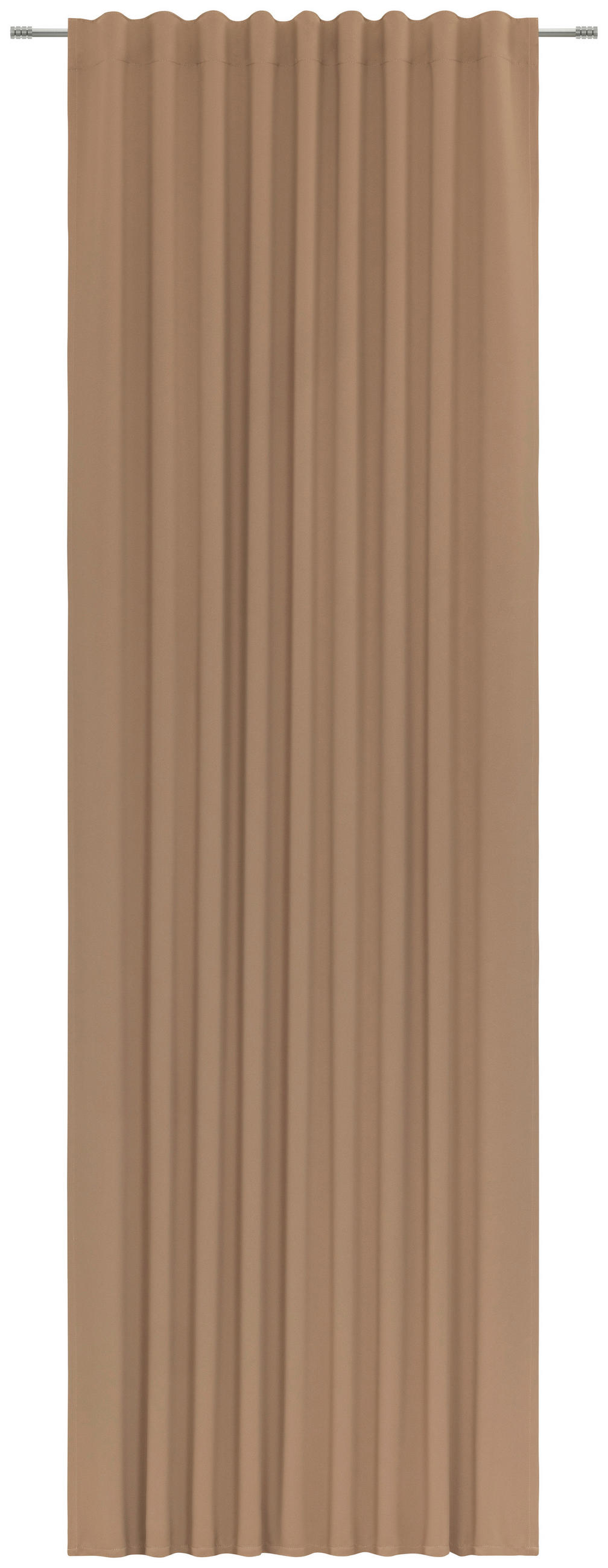 FERTIGVORHANG Verdunkelung  - Mokka, Basics, Textil (140/300cm) - Esposa