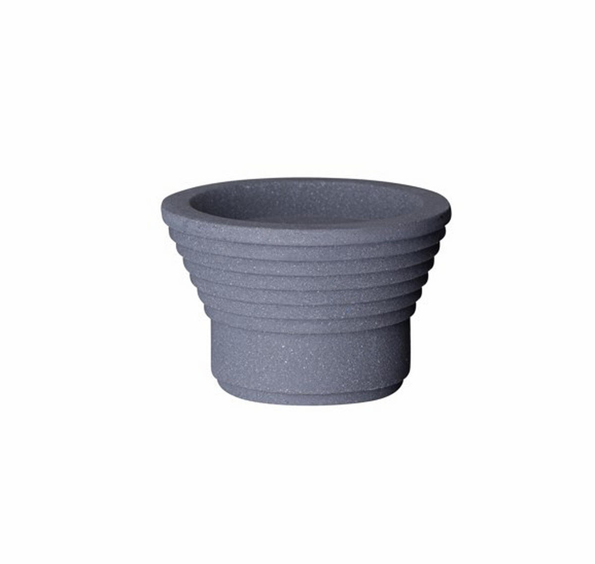 KERZENHALTER - Anthrazit, KONVENTIONELL, Stein (9,2/6,0cm) - Blomus
