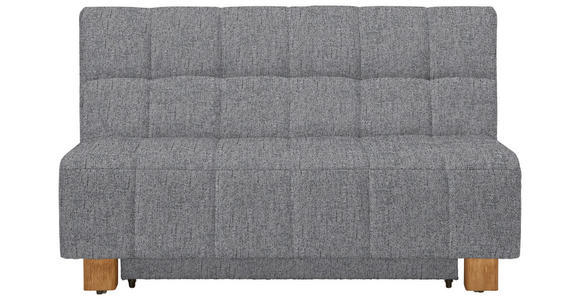 SCHLAFSOFA  in Webstoff Hellgrau  - Hellgrau/Naturfarben, MODERN, Holz/Textil (145/92/102cm) - Novel