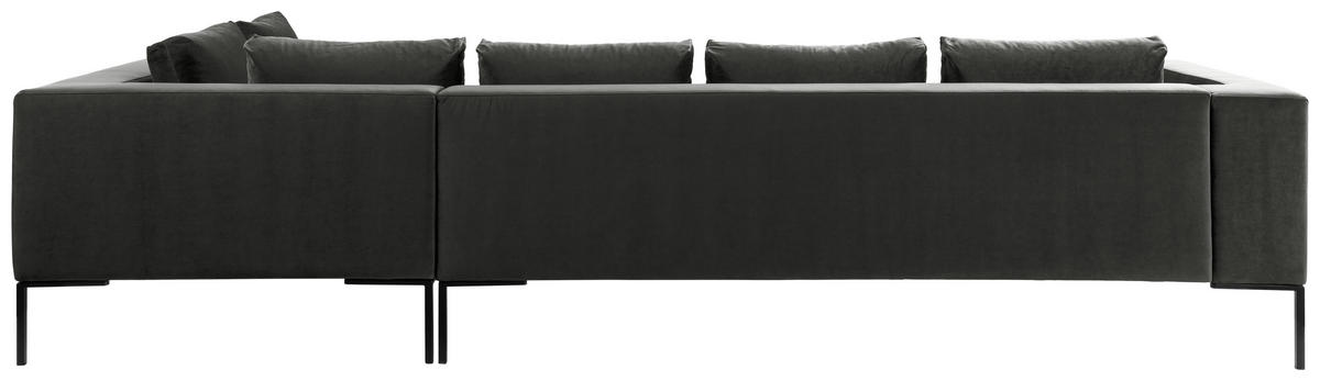 Freisteller von home24 ECKSOFA Grün Velours.