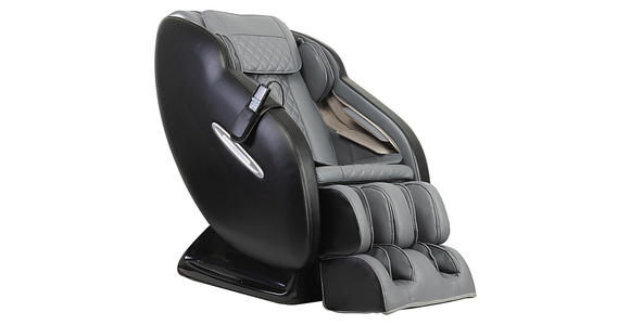 MASSAGESESSEL in Textil Grau, Schwarz - Schwarz/Grau, Design, Textil (75/117/160cm) - Cantus