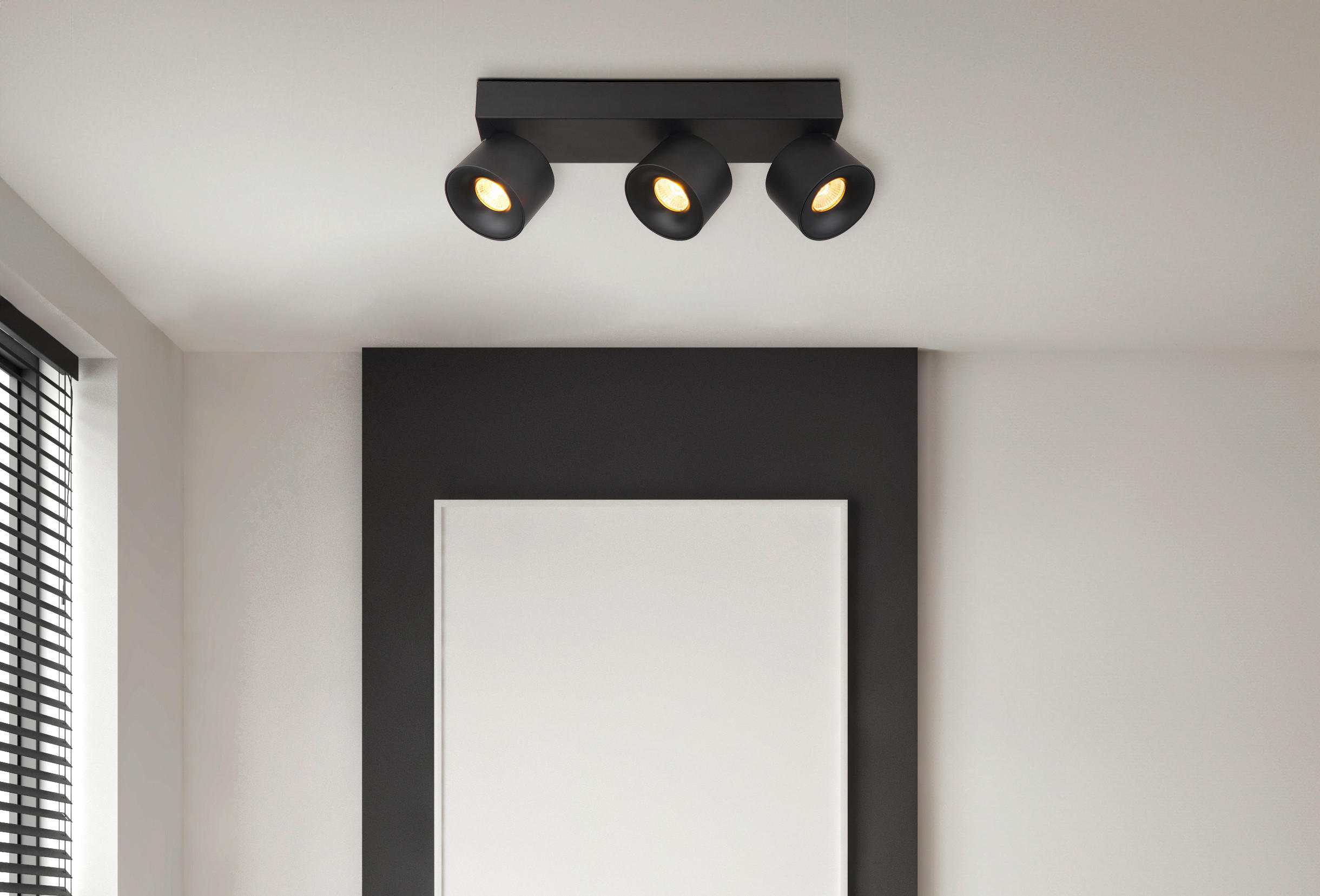 LED REFLEKTOR  - prozirno/crna, Design, metal/plastika (33/7,2/12cm) - Globo