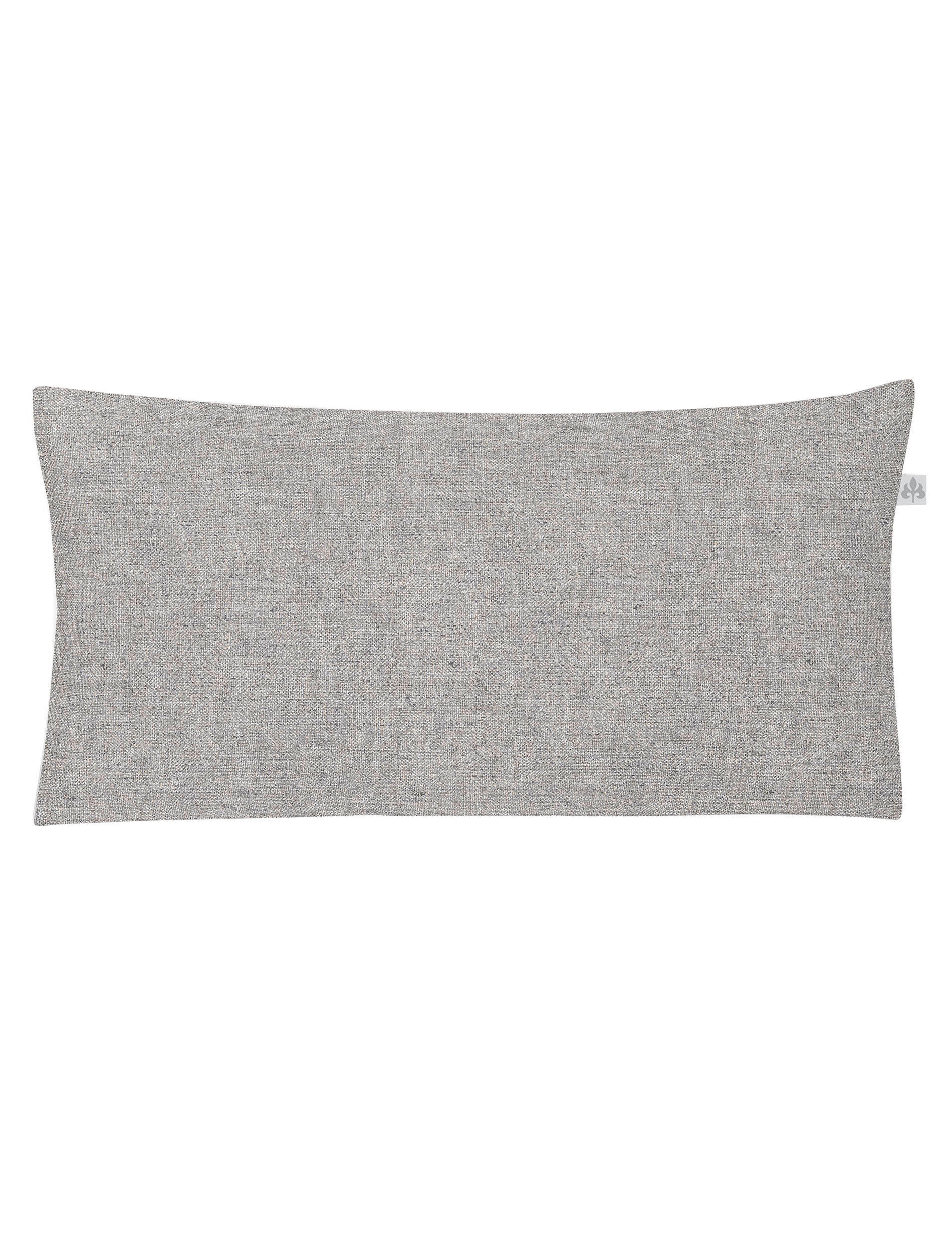 KOPFKISSENBEZUG 40/80 cm  - Silberfarben, KONVENTIONELL, Textil (40/80cm) - Irisette