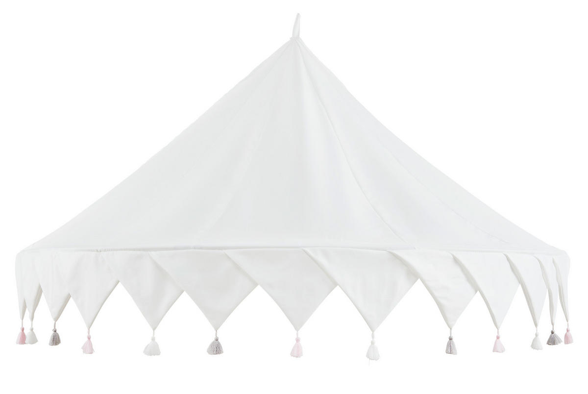BALDAHIN  Cute    145/78/55 cm      obarvano  bela  - bela, Trend, tekstil (145/78/55cm) - Patinio