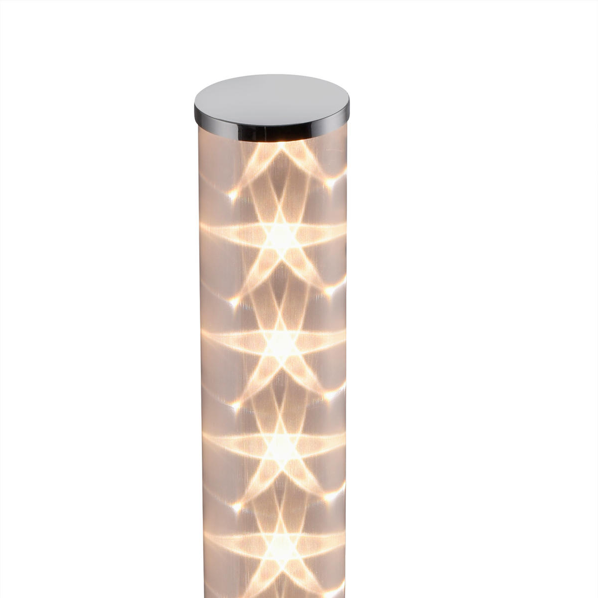 PODNA LED LAMPA - boja hroma, Osnovno, metal/plastika (8/8/100,3cm)