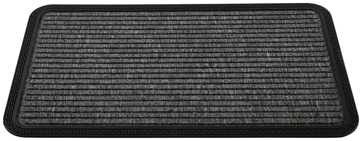 FUßMATTE 50/80 cm Border Star  - Grau, KONVENTIONELL, Textil (50/80cm) - Esposa