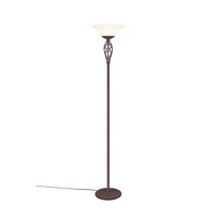 STEHLEUCHTE 33,5/180 cm    - Rostfarben/Weiß, Design, Glas/Metall (33,5/180cm) - Trio Leuchten