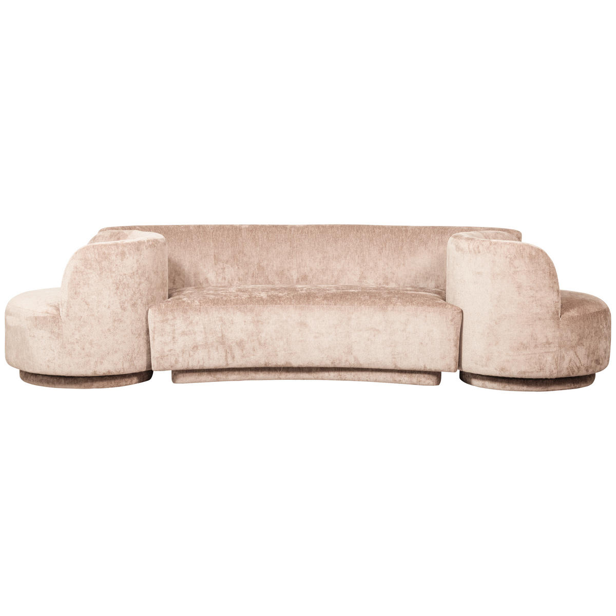 BIGSOFA Chenille Naturfarben  - Naturfarben, Design, Textil (290/72/97cm) - Livetastic