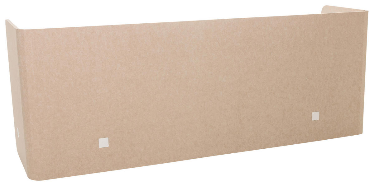 MELLANVÄGG  i metall, plast, textil  beige  - beige, Basics, metall/textil (160/40/2cm) - MID.YOU