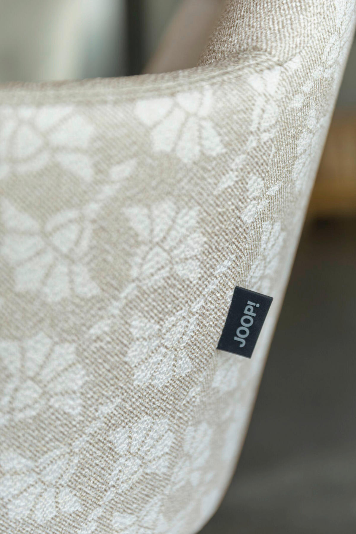 ARMLEHNSTUHL  Stoffauswahl, Sitzfläche 360° drehbar, Gestellauswahl Flachgewebe  - Anthrazit/Naturfarben, Design, Textil/Metall (59/86/62cm) - Joop!