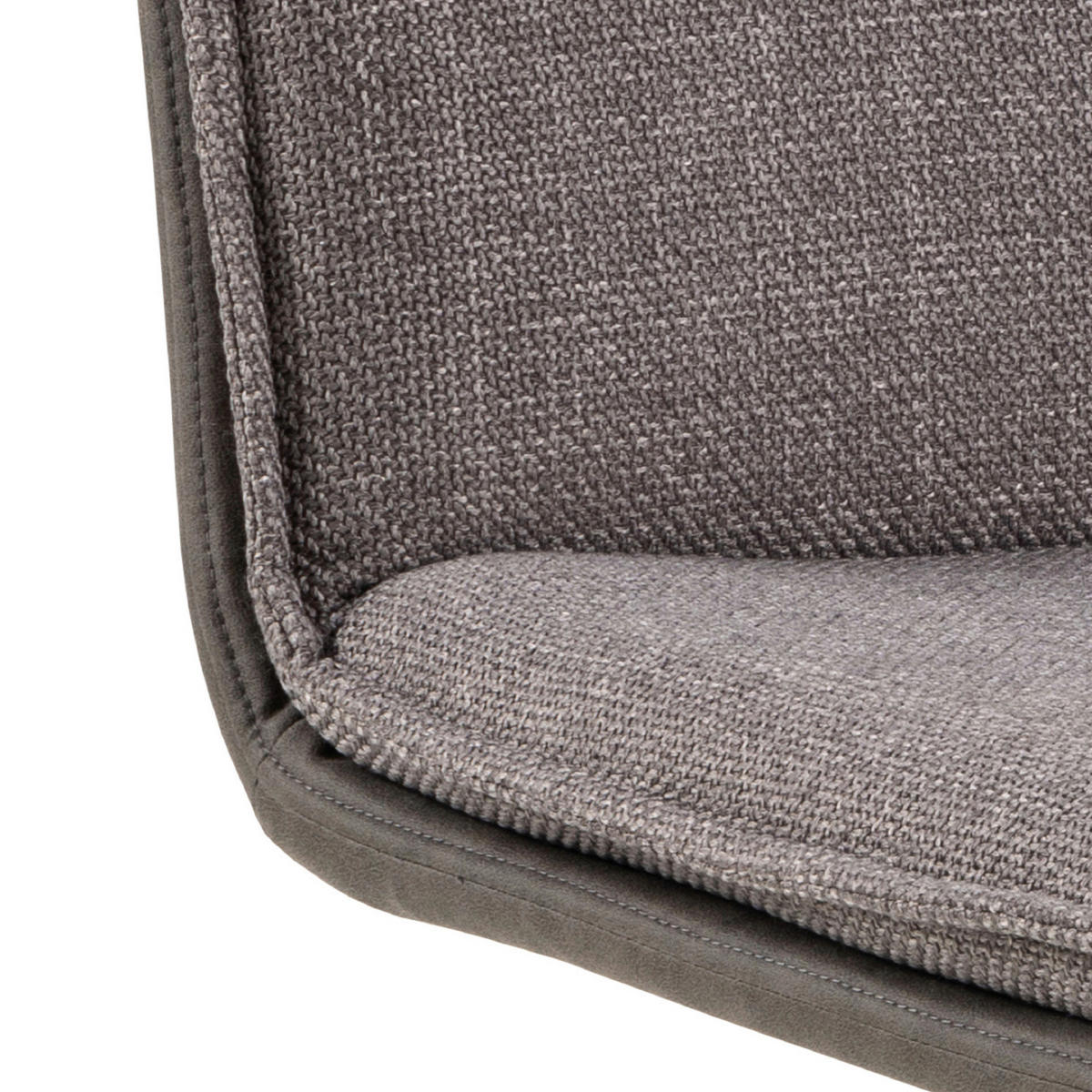 ŽIDLE, šedavě hnědá, antracitová - černá/antracitová, Design, kov/textil (47/85/59cm) - MID.YOU