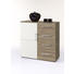 KOMODA, bela, hrast sonoma - bela/hrast, Design, umetna masa/leseni material (88/91/38cm) - Carryhome KOMODA, bela, hrast sonoma - bela/hrast, Design, umetna masa/leseni material (88/91/38cm) - Carryhome