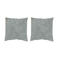 KISSENHÜLLEN-SET FJELLA 40/40 cm  - Salbeigrün, Basics, Textil (40/40cm)