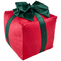 ZIERKISSEN  30/30 cm   - Rot/Grün, Trend, Textil (30/30cm) - X-Mas
