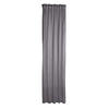 FERTIGVORHANG transparent  - Grau, KONVENTIONELL, Textil (140/245cm)