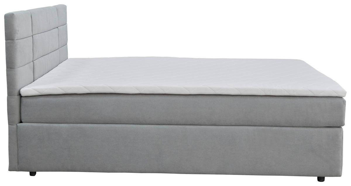 BOXBETT 160/200 cm  in Grau  - Schwarz/Kieferfarben, KONVENTIONELL, Holz/Kunststoff (160/200cm) - Boxxx