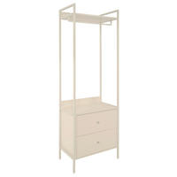 GARDEROBE 64/190/40 cm  - Beige, Modern, Holzwerkstoff/Metall (64/190/40cm) - MID.YOU