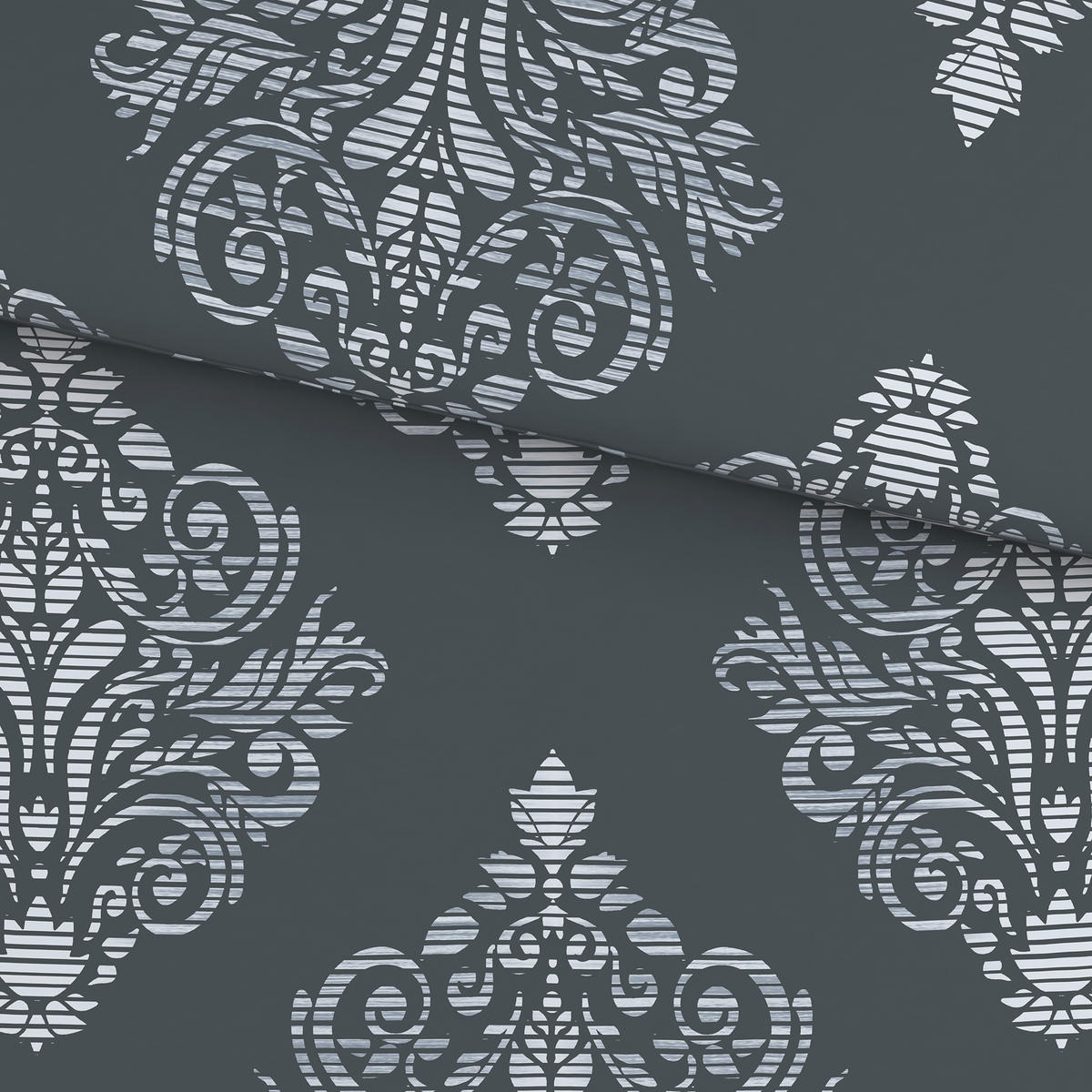 BETTWÄSCHE 2-teilig Satin 140/200 cm  - Grau, KONVENTIONELL, Textil (140/200cm) - Novel
