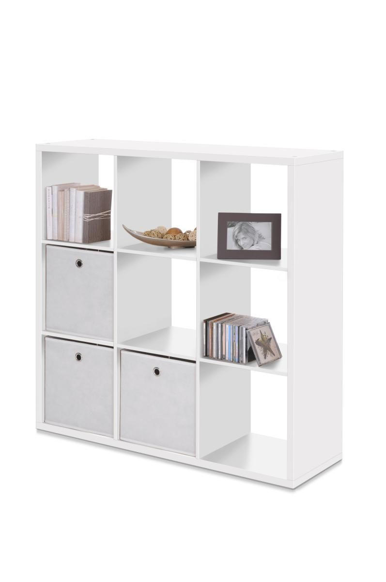 REGAL bijela  drvni materijal  - bijela, Basics, drvni materijal (107/107/33cm) - Carryhome