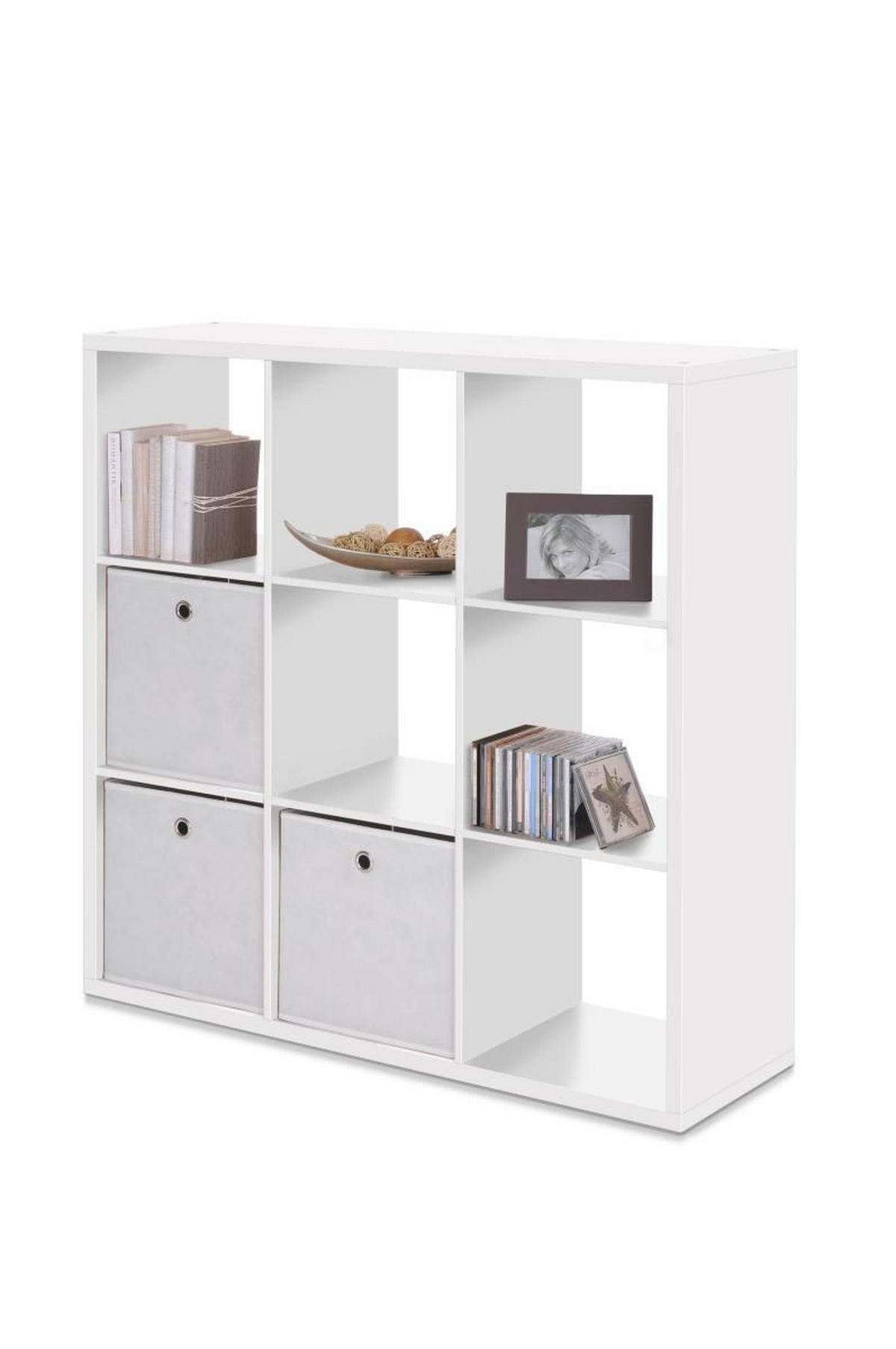 REGAL bijela  drvni materijal  - bijela, Basics, drvni materijal (107/107/33cm) - Carryhome