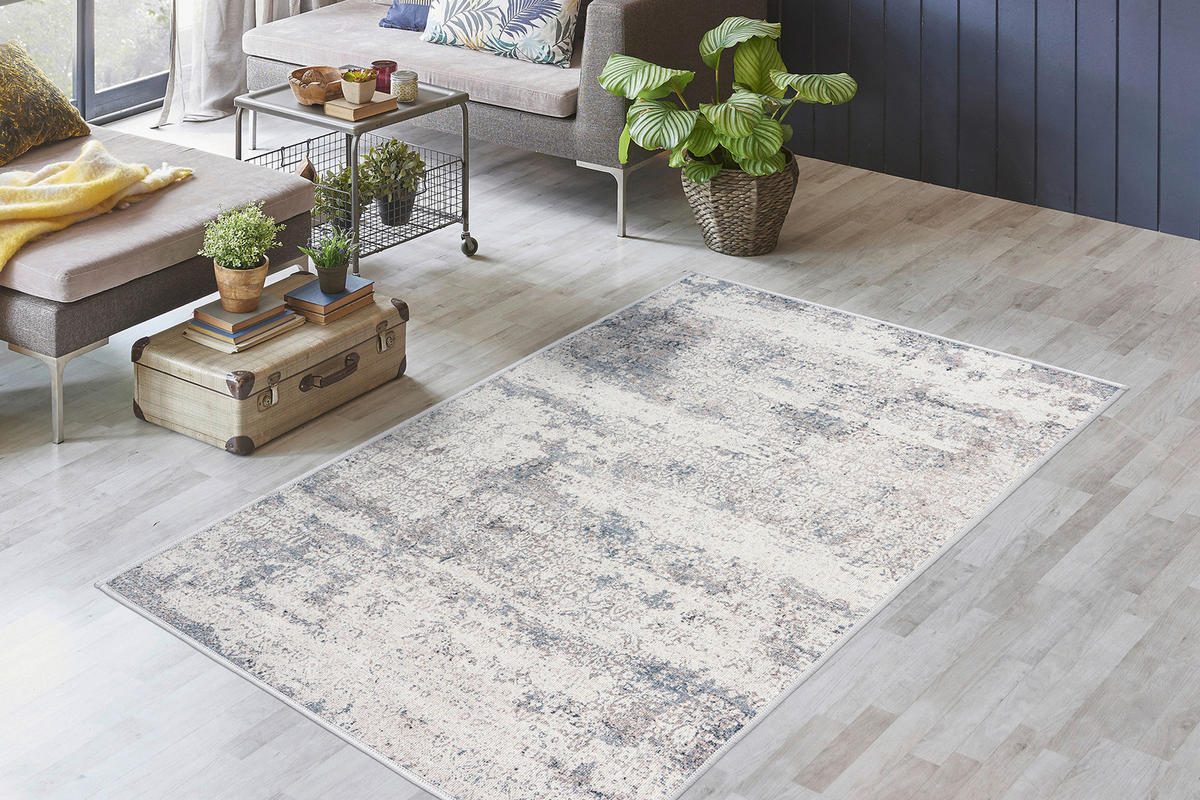 KOBEREC TKANÝ NA PLOCHO, 120/170 cm, šedohnědá - šedohnědá, Konvenční, textil (120/170cm)