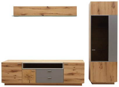 Wohnwand Kernbuche Teilmassiv Online Kaufen