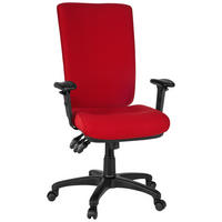 VRTLJIVI STOL tekstil rdeča  - rdeča, Basics, umetna masa/tekstil (56/130/45cm) - MID.YOU