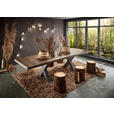 ESSTISCH in Holzwerkstoff 210(310)/100/77,5 cm - Eichefarben/Grau, MODERN, Holzwerkstoff (210(310)/100/77,5cm) - Hom`in