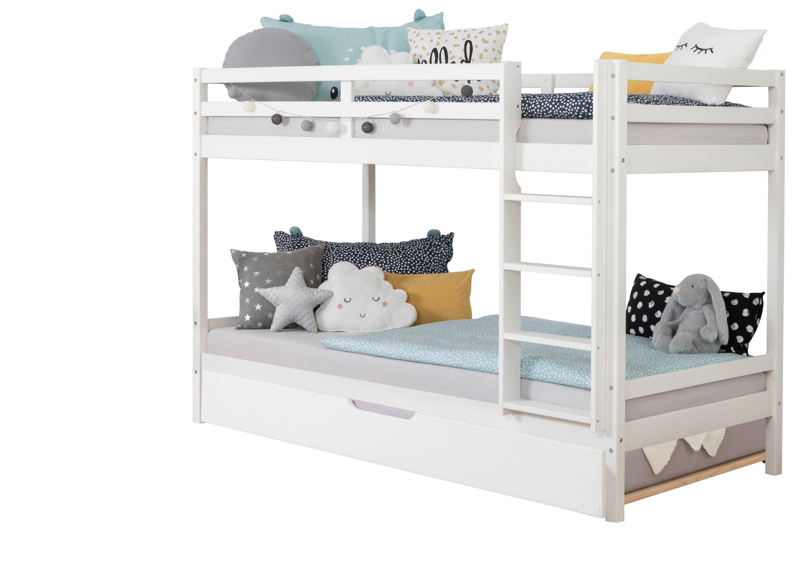 MID.YOU POSCHODOVÁ POSTEĽ, 90/200 cm biela