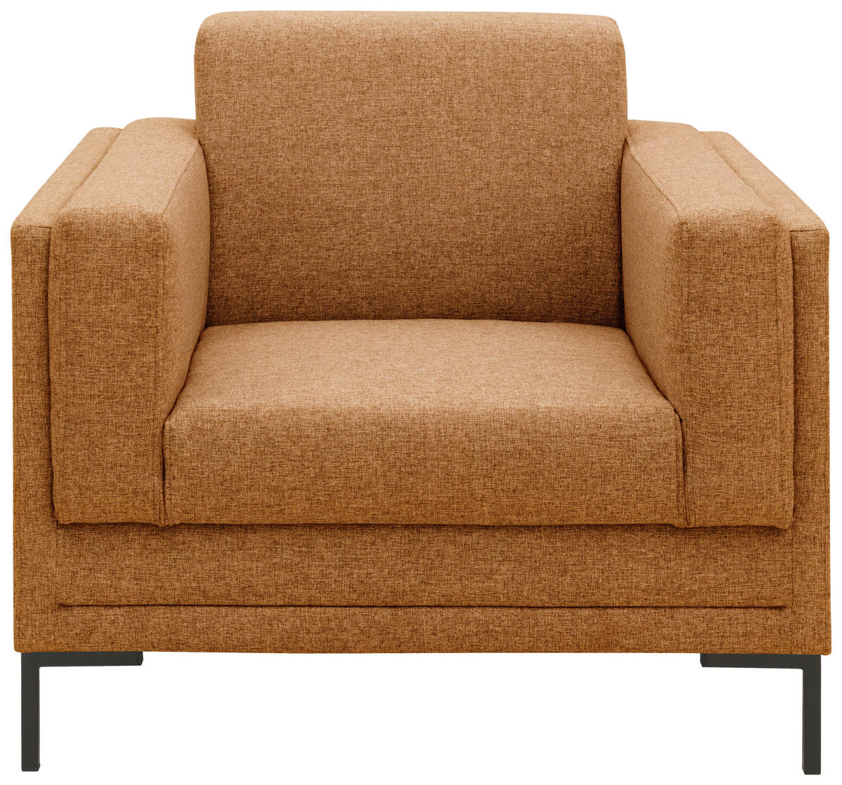 SESSEL Webstoff Messingfarben    - Silberfarben/Messingfarben, Design, Textil/Metall (97/82/90cm) - LOOKS by W.Joop