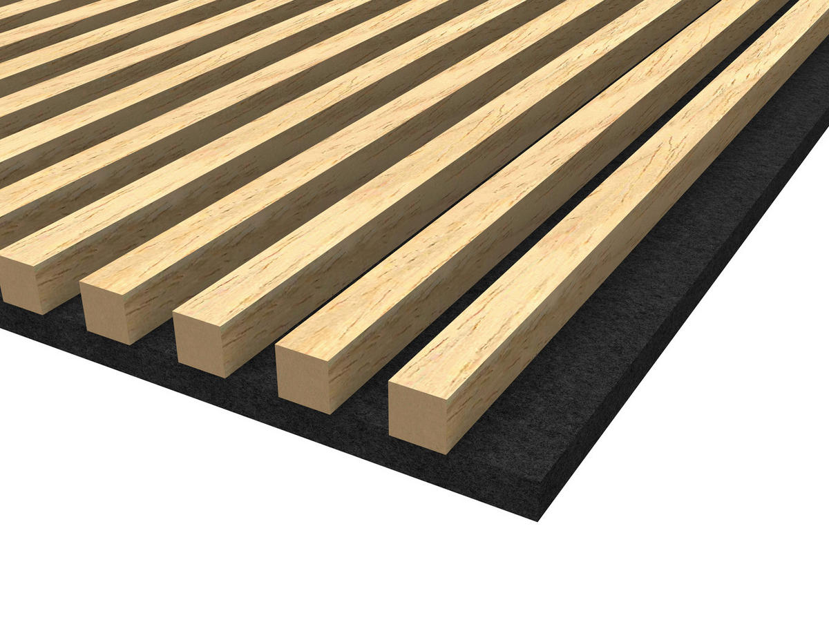 AKUSTIKPANEEL Nachbildung  - Beige, Design, Holzwerkstoff/Kunststoff (41/120cm) - Livetastic