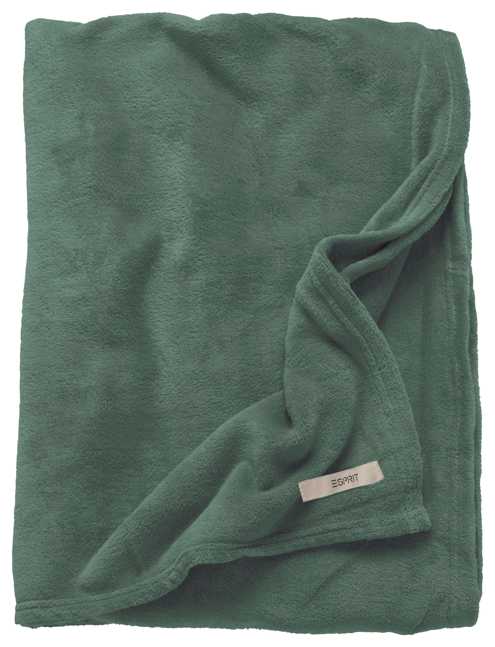 PLAID E-Mellows  - Dunkelgrün/Grün, Basics, Textil (150/200cm) - Esprit