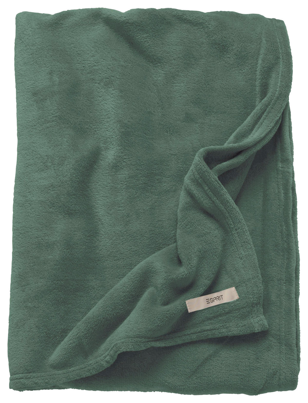 PLAID E-Mellows  - Dunkelgrün/Grün, Basics, Textil (150/200cm) - Esprit