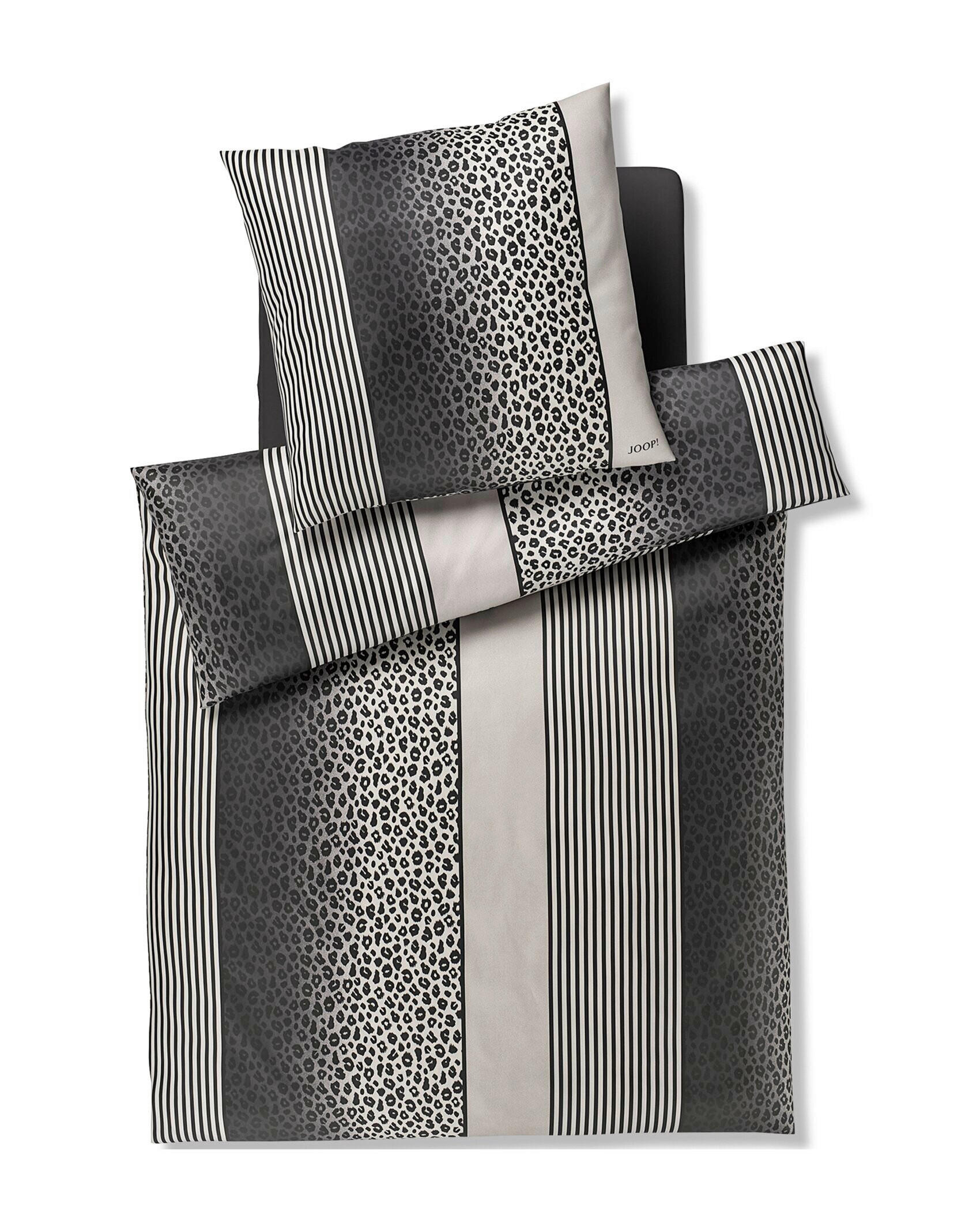 BETTWÄSCHE 2-teilig Makosatin 135/200 cm  - Grau, Design, Textil (135/200cm) - Joop!