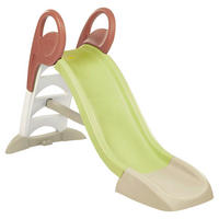 DĚTSKÁ SKLUZAVKA - šalvějově zelená, Basics, plast (24,50/119,50/44,70cm) - SMOBY