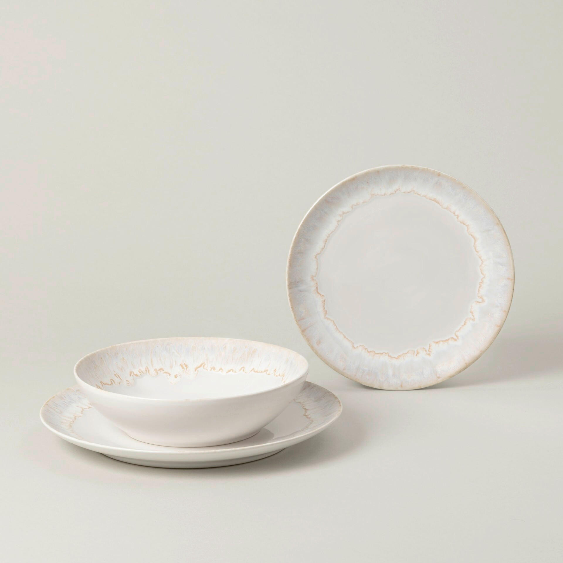 TAFELSERVICE Weiß Taormina 12-teilig  - Weiß, Basics, Keramik - Costa Nova