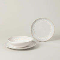 TAFELSERVICE Weiß Taormina 12-teilig  - Weiß, Basics, Keramik - Costa Nova