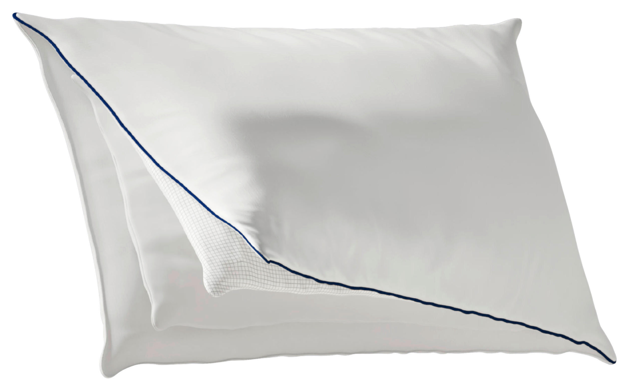 KISSEN  EMMA     80/40 cm    - Weiß, Basics, Textil (80/40cm) - Emma