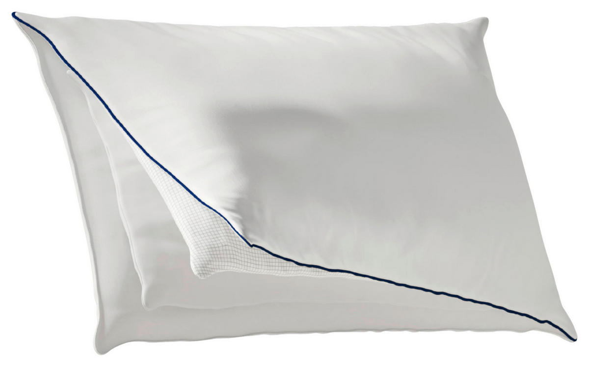 KISSEN  EMMA     80/40 cm    - Weiß, Basics, Textil (80/40cm) - Emma