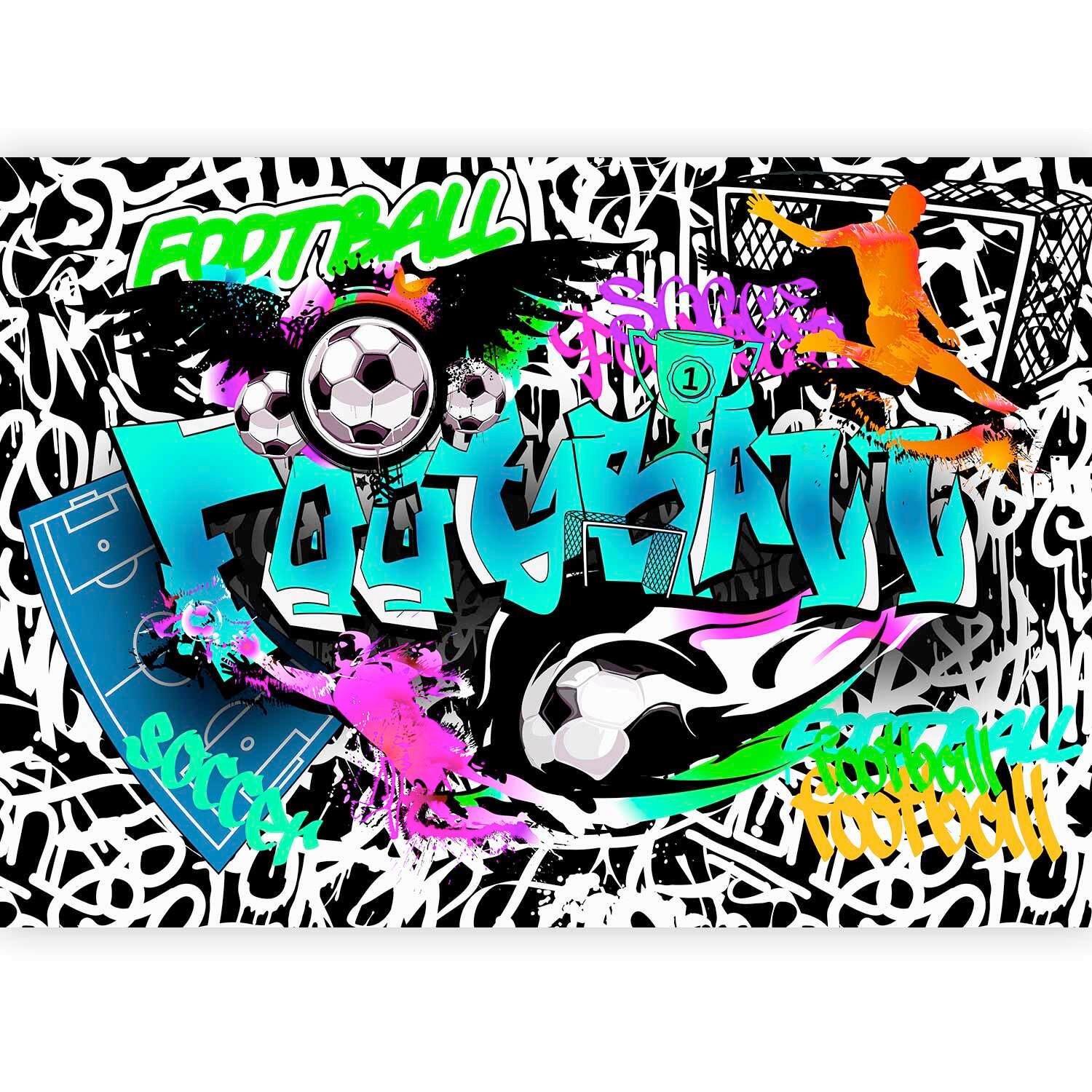 FOTOTAPETE  - Schwarz/Weiß, LIFESTYLE, Textil (400/280cm) - artgeist