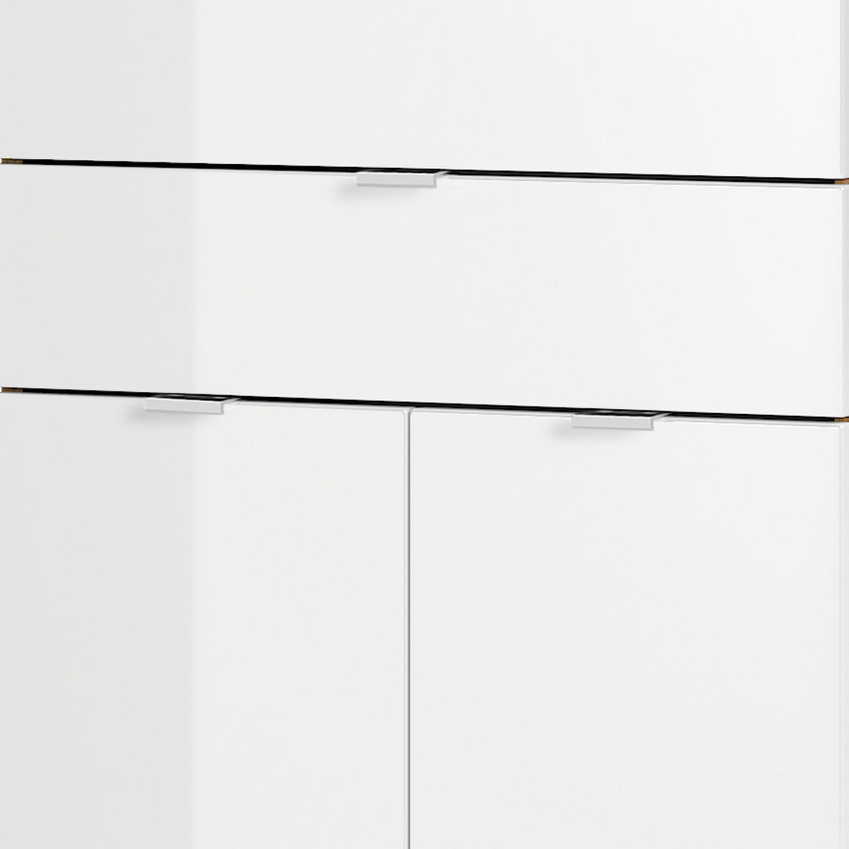KOMMODE Germania 8531-552 GW-MAURESA  in 60/97/34 cm  - Chromfarben/Eichefarben, KONVENTIONELL, Holzwerkstoff/Metall (60/97/34cm) - Germania