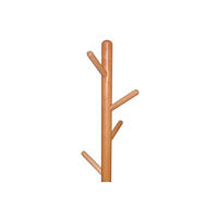GARDEROBENSTÄNDER in Buchefarben 45/45/174 cm   - Buchefarben, Design, Holz (45/45/174cm) - MID.YOU